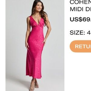 Cohen Midi Dress Pink Midi Dress brand new with tags pink